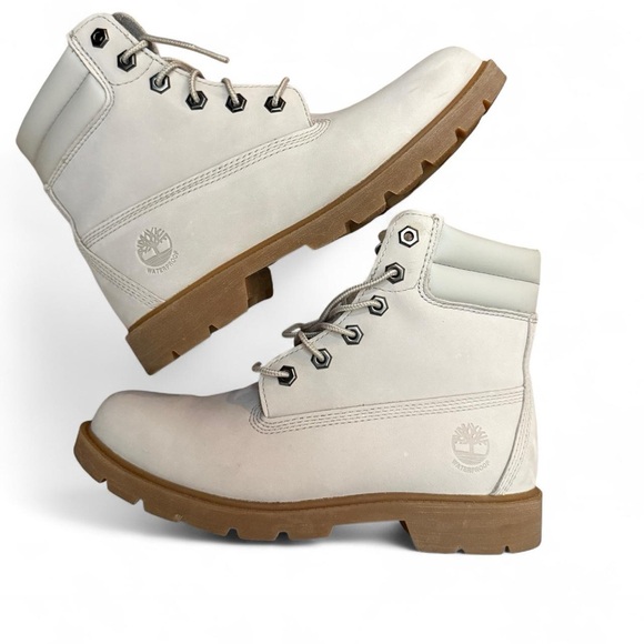 Timberland Shoes - Timberland Women's Off-White Combat Boots